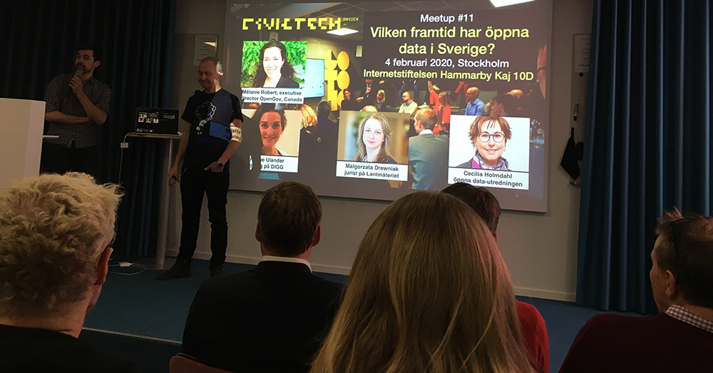 Civic Tech Swedens seminarium om öppna data
