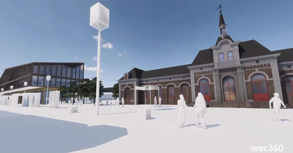 Karlstads resecentrum i 3D VR AR